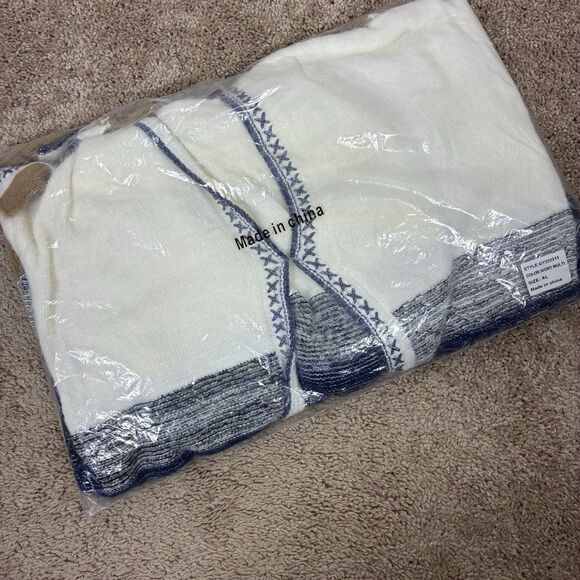 Stitch Fix Fate Womens Long Open Knit Cardigan XL Boho Southwestern Aztec Fall - Picture 9 of 11